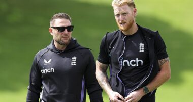 Ben Stokes (right) has been embroiled in a feud with the ICC over the organisation's punishments for slow over rates