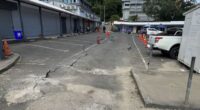 A view of destruction as search and rescue operations continue following a powerful 7.3-magnitude earthquake, which killed at least six people and caused extensive damage to buildings and infrastructure, in Port Vila, Vanuatu on December 17, 2024. (Photo by Tim Cutler X Account/Anadolu via Getty Images)