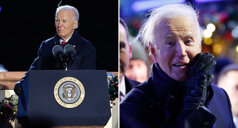 Biden lights 30-foot White House Christmas tree... and everyone is saying the same thing