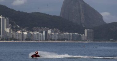 Brazilian Santa swaps sleigh for Jet Ski to deliver toys — and joy — to disabled children in Rio