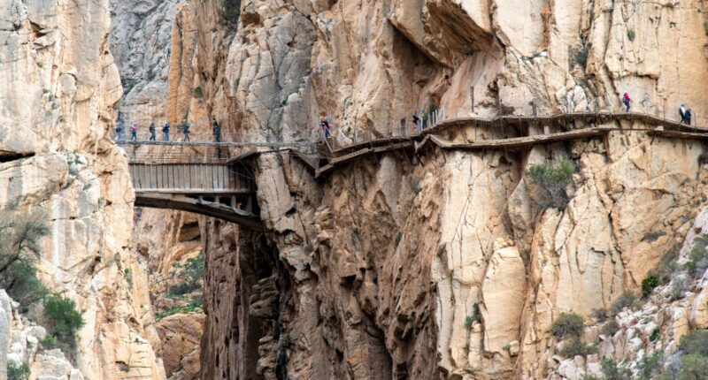 Brit, 20, dies in horror plunge while climbing near Malaga on path known as ‘The Monkey Bridge’