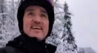 Brutal moment Justin Trudeau is heckled on the slopes during ski holiday as woman tells him to 'get the f**k out of BC'