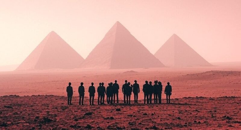 CIA docs claim life did exist on Mars... and it was a population of 'very large people' who built pyramids