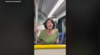 Caught on video: Woman hurls racist insults toward family on United shuttle bus at LAX