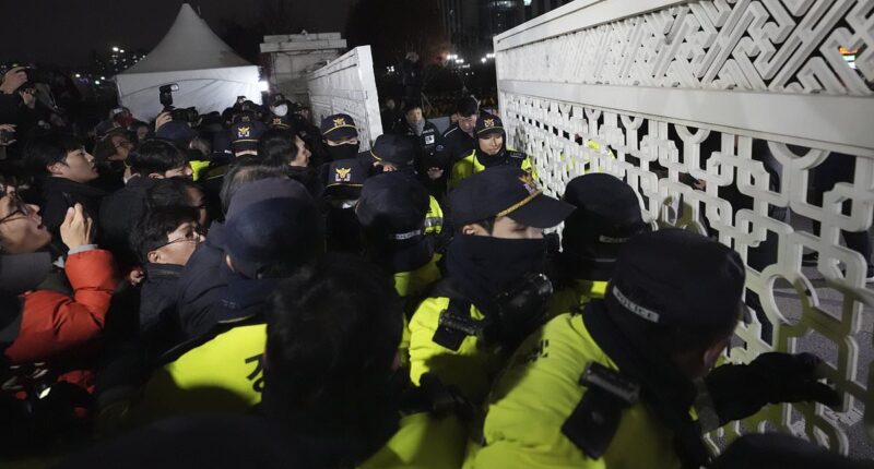 Chaos in South Korea: Civilians clash with military and choppers land on parliament as president stuns the world by declaring MARTIAL LAW, claiming lawmakers sympathetic to Kim Jong Un are subverting parliament