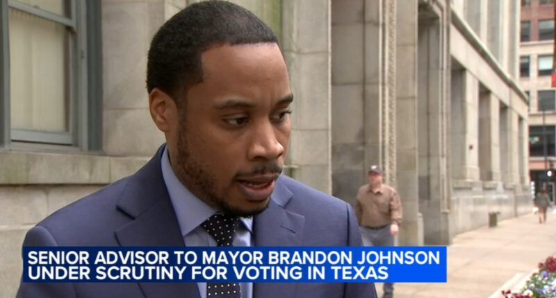 Chicago Mayor Brandon Johnson senior aide Jason Lee under scrutiny for voting in Texas