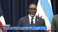 Chicago Mayor Brandon Johnson's leadership called into question over handling of city budget, CPS CEO drama