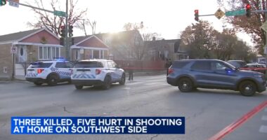 Chicago mass shooting: CPD investigating after 3 killed, 5 wounded at Chicago Lawn gathering on 59th Street, police say