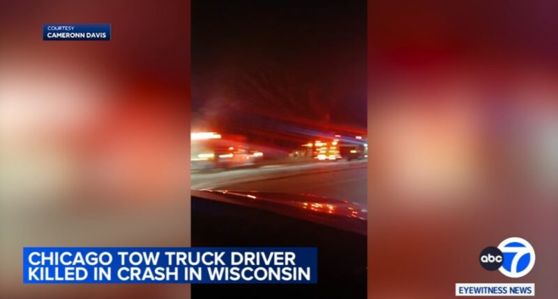 Chicago tow truck driver Hussain Farhat killed in Wisconsin hit-and-run crash on I-94, Waukesha County sheriff says