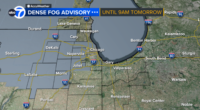 Chicago weather forecast: Dense Fog Advisory for most counties across area until Monday morning; flights delays at O'Hare, Midway