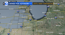 Chicago weather forecast: Dense Fog Advisory for most counties across area until Monday morning; flights delays at O'Hare, Midway