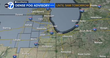 Chicago weather forecast: Dense Fog Advisory for most counties across area until Monday morning; flights delays at O'Hare, Midway