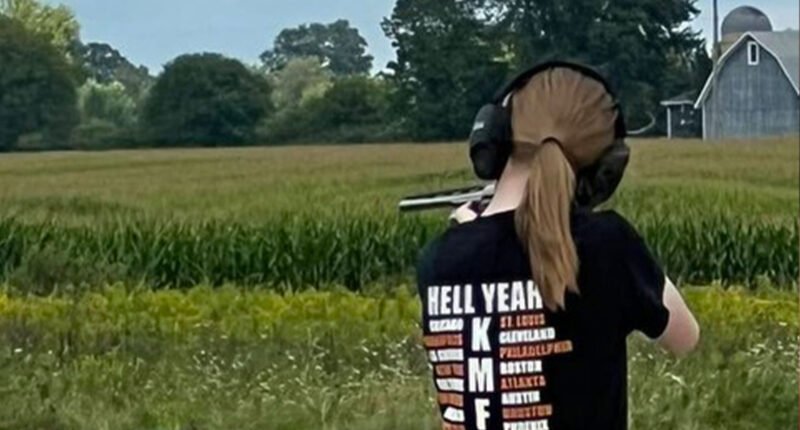 Chilling pic shows Natalie Rupnow, 15, at gun range wearing shirt ‘linked to Columbine shooters’ before school rampage