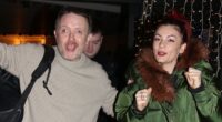 Chris McCausland and Dianne Buswell beam as they leave hotel alongside fellow Strictly stars after he admitted to feeling 'emotional' and 'worn down'