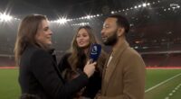 Chrissy Teigen blasts 'n**s and t***s' as she is criticised for 'clueless' interview after wearing Chelsea shirt to attend Arsenal vs Ipswich Town match with John Legend and kids