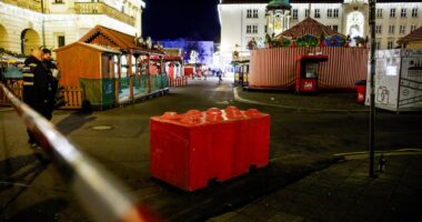 Christmas markets in Europe on high alert after Magdeburg attacker was able to ‘dodge bollards’ in rampage that killed 5