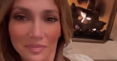 Christmas with the stars! Jennifer Lopez spends first holiday without Ben Affleck as Mariah Carey glams up