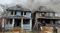 Cleveland firefighters respond to blaze at 2 homes on East 68th Street: What we know