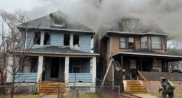 Cleveland firefighters respond to blaze at 2 homes on East 68th Street: What we know