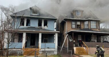 Cleveland firefighters respond to blaze at 2 homes on East 68th Street: What we know