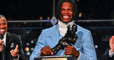 Colorado two-way star Travis Hunter wins Heisman Trophy as college football's top player