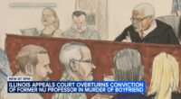 Court tosses conviction of ex-Northwestern University Prof. Wyndham Lathem in Chicago stabbing death of Trent Cornell-Duranleau