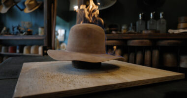 Custom hatter teams up with natural dyer to create one-of-a-kind hats