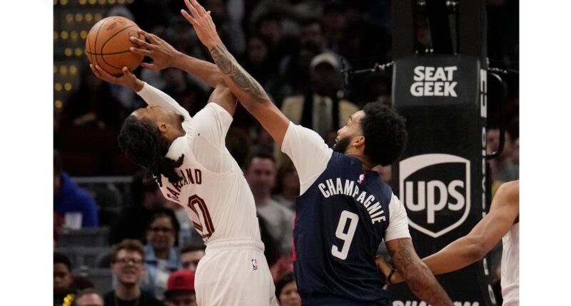 Darius Garland scores 24 points for NBA-leading Cleveland Cavaliers in 115-105 victory over Washington Wizards