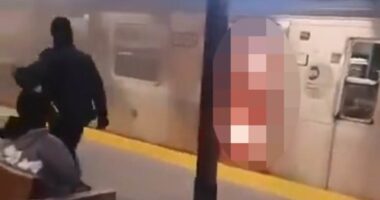 Debrina Kawam, 61, identified as woman burned to death 'by migrant' on NYC subway as NYPD shares horrifying new detail