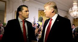 Donald Trump breaks his silence on Pete Hegseth's fight to be his defense secretary