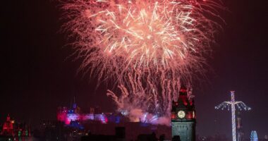 Edinburgh's Hogmanay celebrations are cancelled due to New Year's Eve storm bringing 75mph winds, heavy rain and snow with fireworks displays across Britain under threat