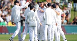 England took control on the first day of their second Test against New Zealand in Wellington