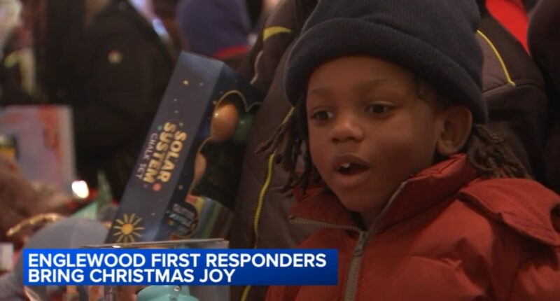 Englewood First Responders, Mr. Dad's Father's Club, Jack and Jill partner up to give thousands of toys to families in need