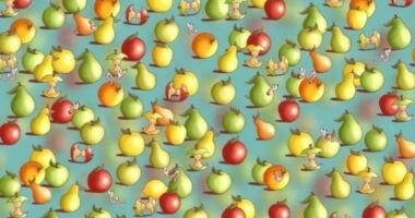 Everyone can see the fruit but you have 20/20 vision if you can spot the lemon in less than 5 secs in this brain teaser