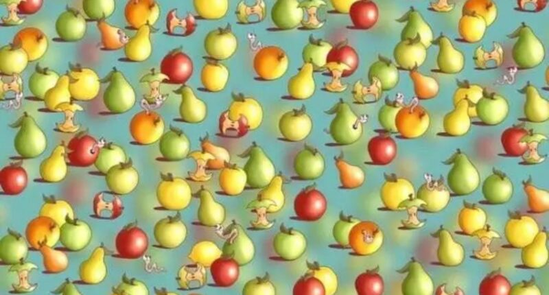 Everyone can see the fruit but you have 20/20 vision if you can spot the lemon in less than 5 secs in this brain teaser