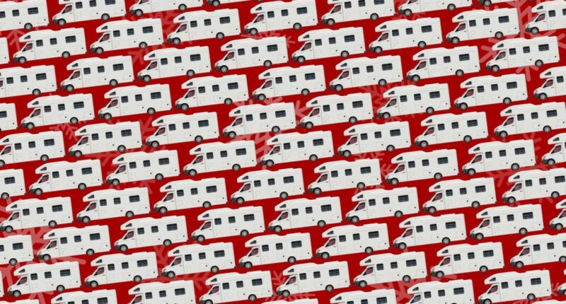 Everyone can see the motorhomes – but you have 20/20 vision & a high IQ if you can spot the odd one out in 12 seconds