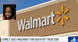 Family of boy, 9, sues Walmart for son's death