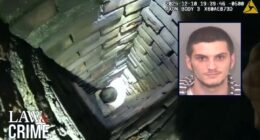 Fleeing suspect hides in the chimney, gets rescued