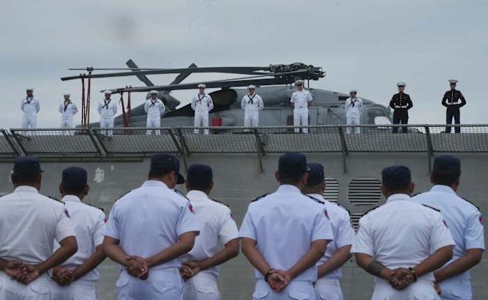 For the first time in 8 years, a US Navy ship makes a port call in Cambodia, a top Chinese ally