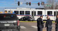 Four hospitalized after shooting suspect flees from scene, crashes into RTD light rail in Aurora on Christmas