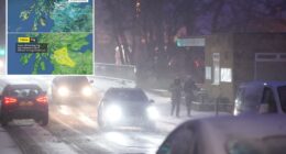 Freezing fog hits in -6C chill with SNOW to fall just before Christmas as Britain reels from Storm Darragh’s carnage