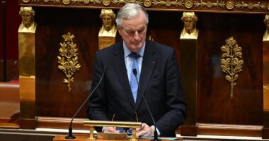 French Prime Minister Michel Barnier ousted as he LOSES no-confidence vote after plunging EU's second-biggest economy into turmoil