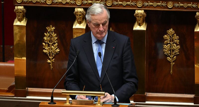 French Prime Minister Michel Barnier ousted as he LOSES no-confidence vote after plunging EU's second-biggest economy into turmoil