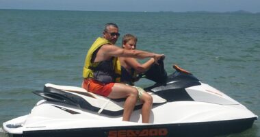 The Sydney millionaire who forced a lockdown of Byron Bay at the height of the Covid-19 pandemic is still avoiding punishment 10 months after brazenly breaching public health orders. Zoran Radovanovic is pictured with his son Kristian eight years ago