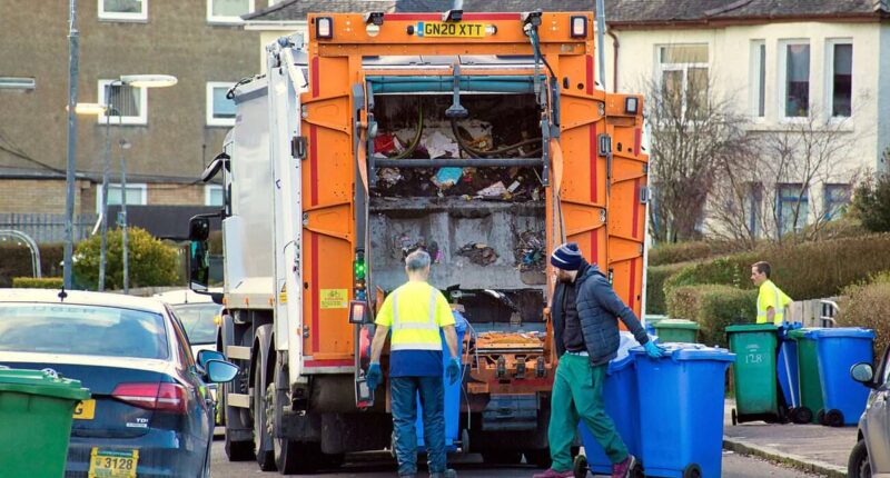 Fury as Brits face waiting weeks longer to have their bins emptied - as Labour quietly abandons plans to require fortnightly collections