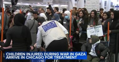 Gaza news: Children injured in Israel-Hamas war travel to Chicago O'Hare airport in journey to life-changing treatments