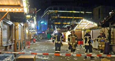 German Christmas market victims including nine-year-old child and four adults, officials reveal as murder and attempted murder charges are being prepared