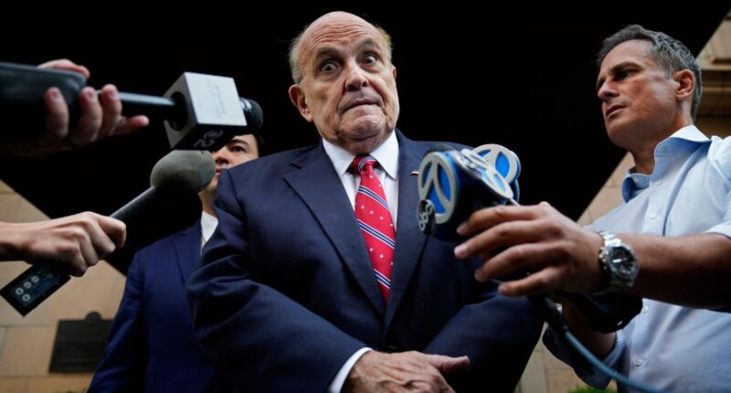 Giuliani seeks to keep reason his lawyers quit under seal