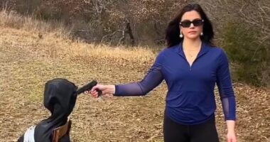 Glamorous MAGA die-hard Valentina Gomez shares shocking video of 'migrant execution'