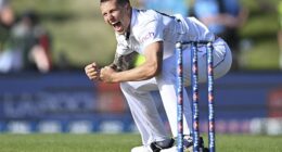 Brydon Carse took three wickets on day three to bowl England into a dominant position